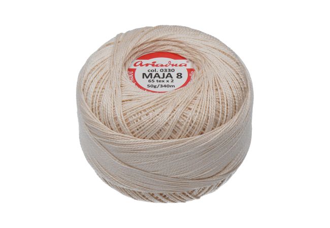 Háčkovacia priadza Maja 8 50 g - 0330