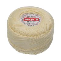 Háčkovacia priadza Maja 8 50 g - 0331