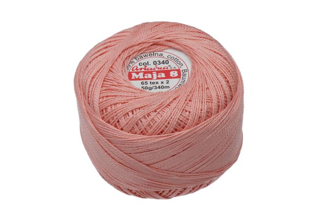 Háčkovacia priadza Maja 8 50 g - 0340