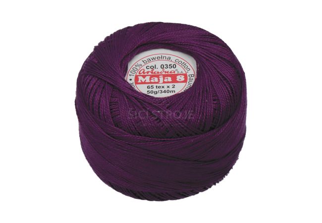 Háčkovacia priadza Maja 8 50 g - 0350