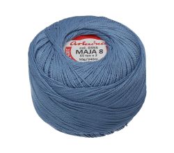 Háčkovacia priadza Maja 8 50 g - 0355