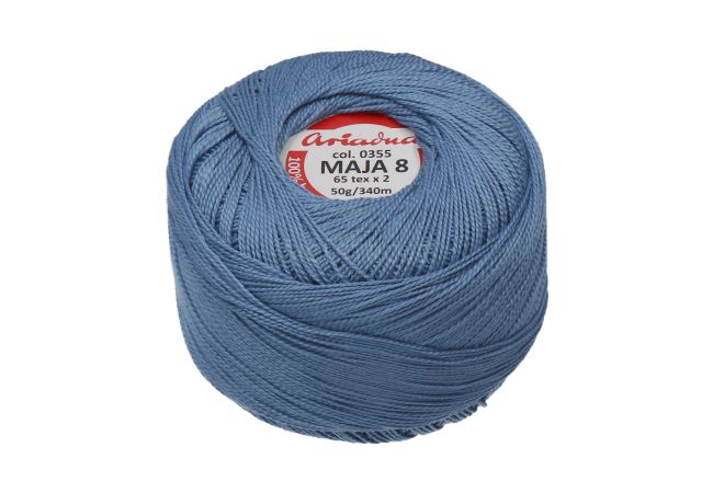 Háčkovacia priadza Maja 8 50 g - 0355