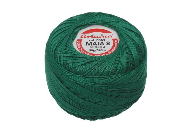 Háčkovacia priadza Maja 8 50 g - 0363