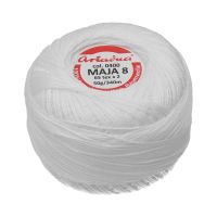 Háčkovacia priadza Maja 8 50 g - 0400