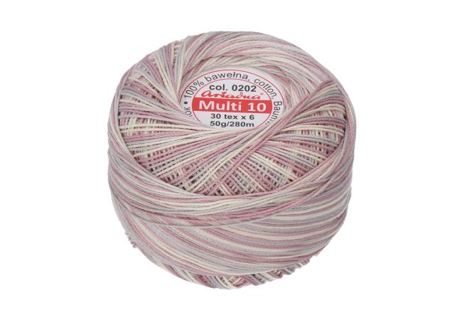 Viacfarebná priadza Multi 10 50 g - 0202