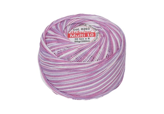 Viacfarebná priadza Multi 10 50 g - 0203