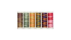 Zostava nití Multicolor Earth Viga 80/150 m - 6 farieb (zem)