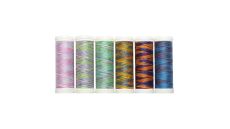Zostava nití Multicolor Sky Viga 80/150 m - 6 farieb (neba)