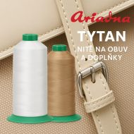 Polyesterová šijacia niť na topánky a doplnky z kože Tytan