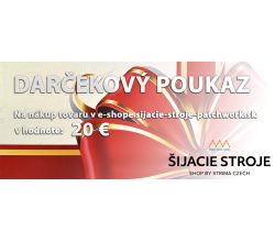 Darčekový poukaz 20 €