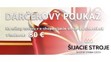 Darčekový poukaz 80 €