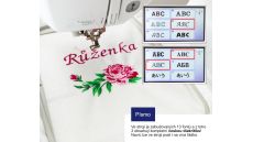 Šijací a vyšívací stroj Brother F580 veľkosti XL