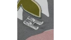 Priehľadná pätka otvorená na našívanie aplikácií 7 mm pre šijacie stroje Brother NF027