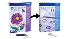Upgrade vyšívacieho programu Brother PE-Design 10 na PE-Design 11