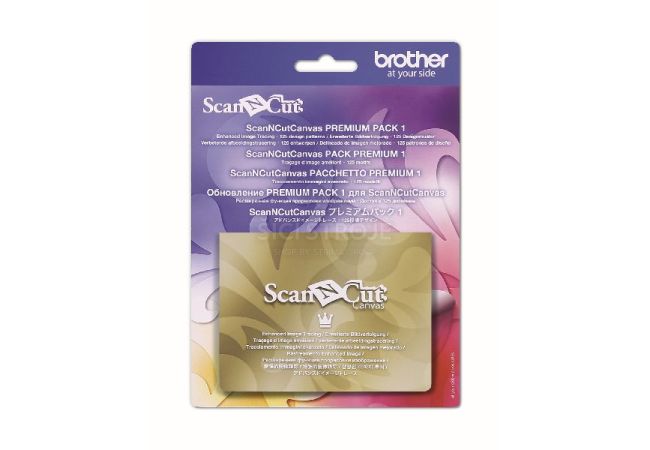 Aktivačná karta pre plotre Brother ScanNCut - 125 vzorov