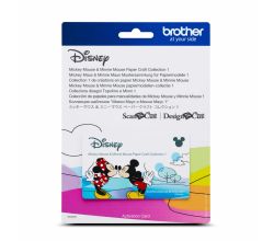 Karta so vzormi Disney Mickey Minnie pre plotre Brother