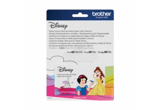 Karta so vzormi Disney Princess 2 pre plotre Brother