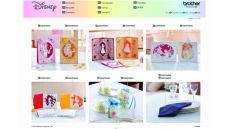 Karta so vzormi Disney Princess 2 pre plotre Brother