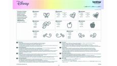 Karta so vzormi Disney Princess 2 pre plotre Brother