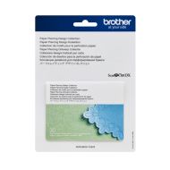 Karta so vzormi na dierkovanie papiera pre plotre Brother