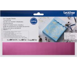 Kovová fólia ružová pre plotre Brother