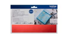Kovová fólia červená pre plotre Brother