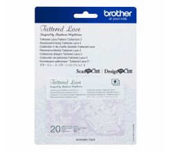Čipkové vzory Karta 02 pre plotre Brother