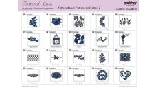 Čipkové vzory Karta 02 pre plotre Brother