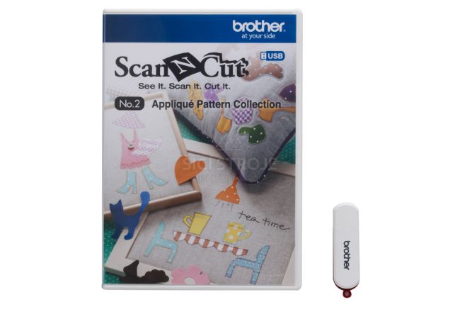 Vyrezávacie šablóny pre aplikácie pre plotre Brother ScanNCut