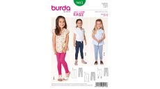 Strih Burda 9415 - Detské legíny