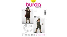 Strih Burda 2452 - Kostým piráta, objaviteľa