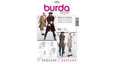 Strih Burda 2459 - Pánsky kostým na piráta a Casanovu