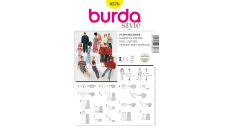 Strih Burda 8576 - Oblečky pre bábiky (barbie)