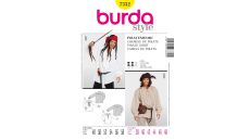 Strih Burda 7332 - Pánska pirátska košeľa, stredoveká blúza