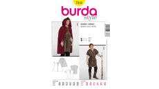 Strih Burda 7333 - Kostým Robin Hood
