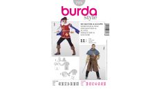 Strih Burda 7976 - Mušketier, panoš