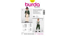 Strih Burda 9528 - Detský historický oblek