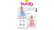 Strih Burda 2410 - Princezná, tanečnica