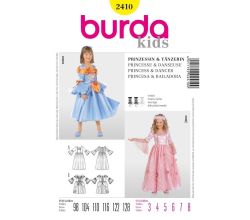 Strih Burda 2410 - Princezná, tanečnica