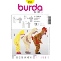 Strih Burda 2425 - Kuriatko, sliepočka, kohútik