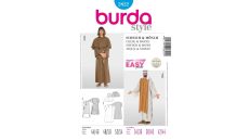 Strih Burda 2822 - Šejk, mních, kaftan, kutna
