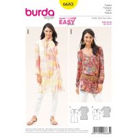 Strih Burda 6683 - Tunika