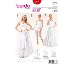 Strih Burda 6739 - Spodnička