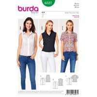 Strih Burda 6527 - Blúzka, košeľa