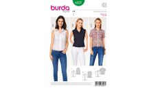 Strih Burda 6527 - Blúzka, košeľa