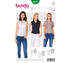 Strih Burda 6527 - Blúzka, košeľa