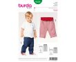 Strih Burda 9359 - Detské džínsové nohavice, trojštvrťové nohavice