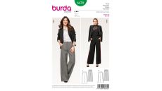 Strih Burda 6470 - Nohavice so širokými nohavicami Marlene
