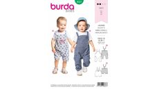 Strih Burda 9337 - Detské nohavice, lacláče
