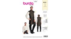 Strih Burda 6399 - Pánsky renesančný kostým